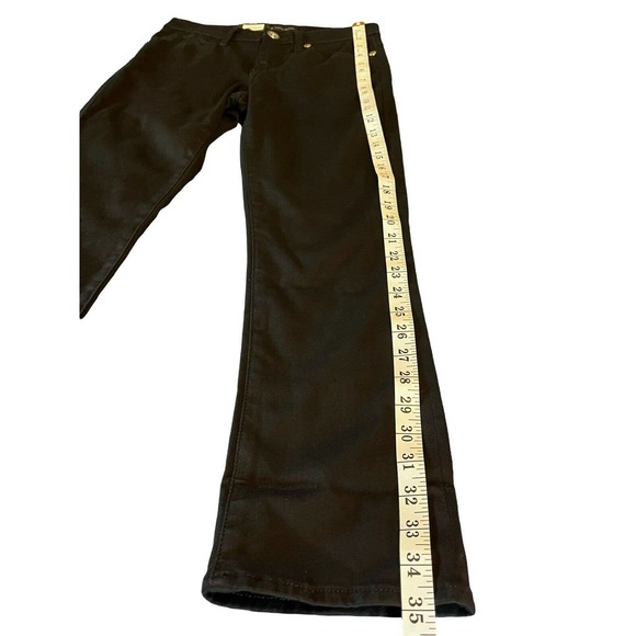 Rock & Republic Womens Black Capri Slim Through Hip & Thigh Low Rise 4 NWT - Picture 2 of 7